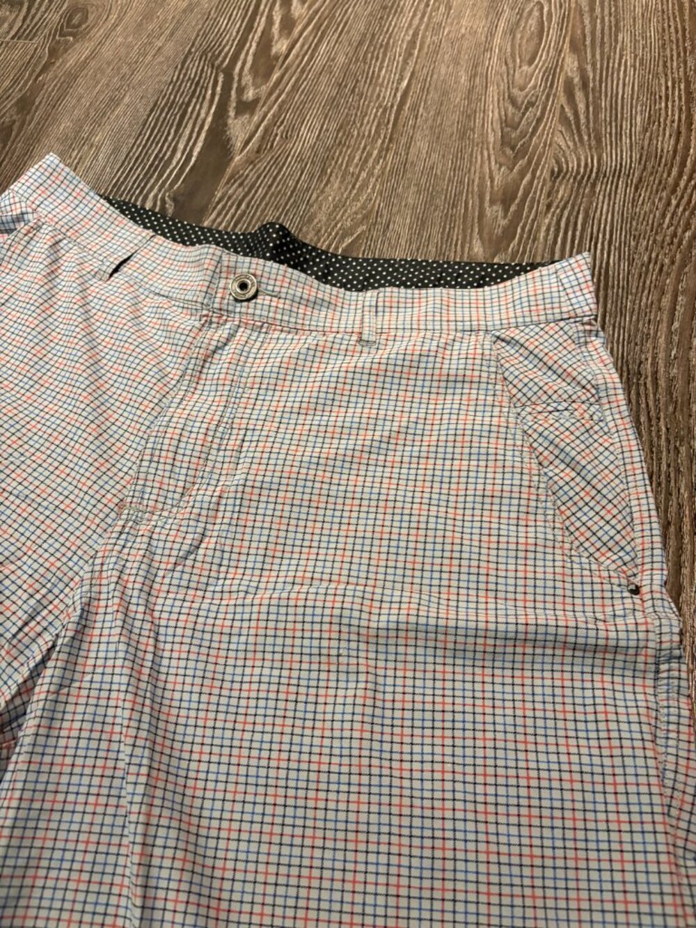 Lululemon Kahuna Plaid Golf Chino Shorts Men’s - Picture 3 of 10